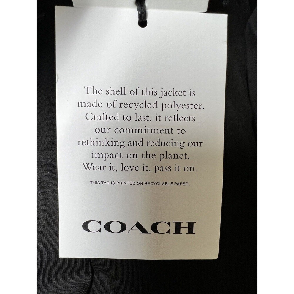 Coach X Tom Wesselmann Souvenir Jacket Lips Black Women’s Size Large - Picture 10 of 11